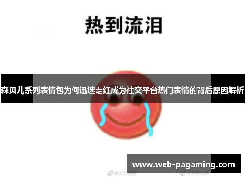 森贝儿系列表情包为何迅速走红成为社交平台热门表情的背后原因解析