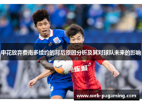 申花放弃费南多续约的背后原因分析及其对球队未来的影响