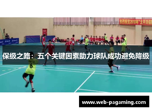 保级之路：五个关键因素助力球队成功避免降级