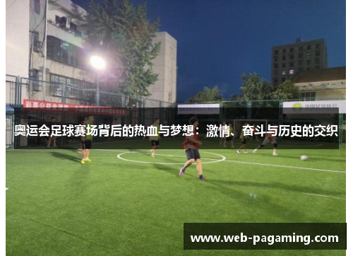 奥运会足球赛场背后的热血与梦想：激情、奋斗与历史的交织